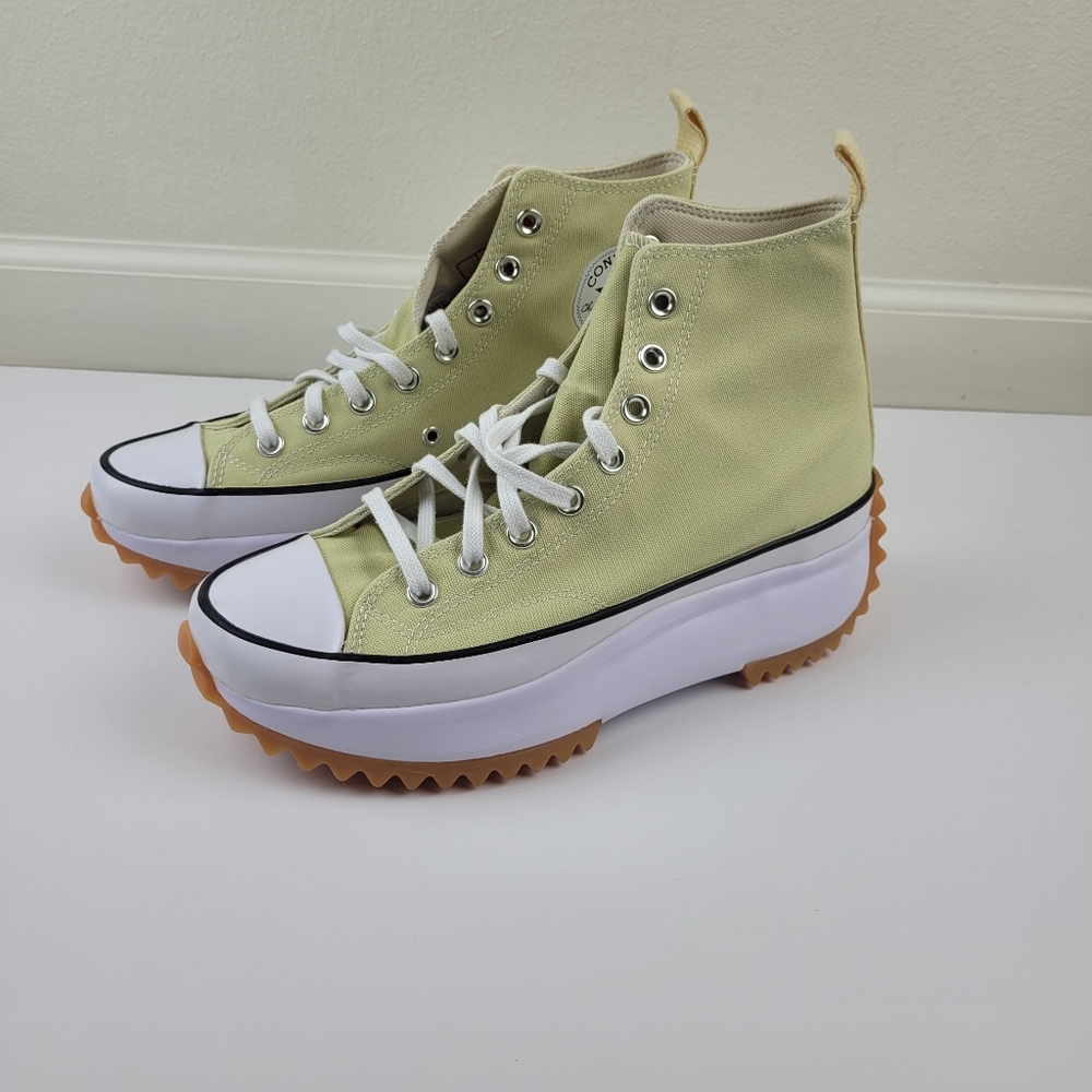 CONVERSE Run Star Hike Hi, Lemon Drop Unisex Men's 8.5 Women's 10